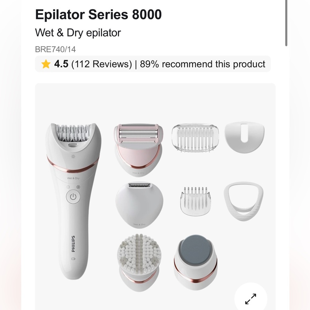 Philips Epilator Series 8000